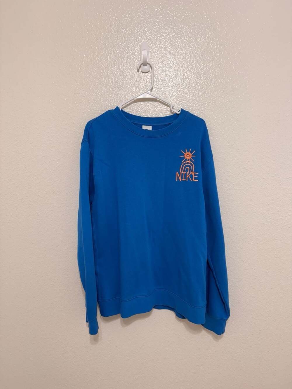 Nike Sportswear Men's 'Sunshine & Smiley Face' Logo Crewneck Sweatshirt